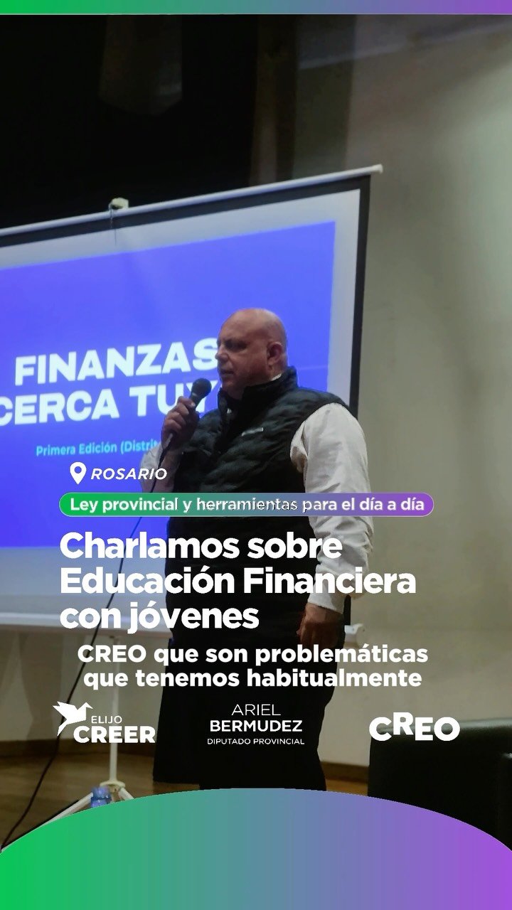Fui invitado a participar junto a @aramis_turlione y @fabriziofiatti del encuentro “Educación financiera para jóvenes…